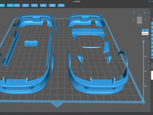 Skyline GTR-R33 Abflug Body Kit printable 3D-Druckmodell