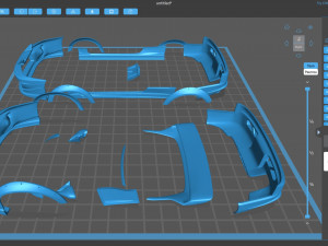 Skyline GTR-R33 Abflug Body Kit printable 3D-Druckmodell