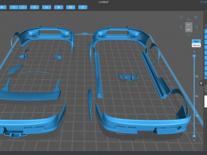 Skyline GTR-R33 Abflug Body Kit printable 3D-Druckmodell