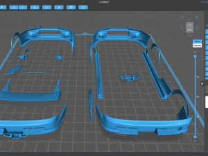 Skyline GTR-R33 Abflug Body Kit printable 3D Print Model