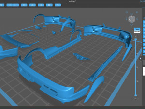 Skyline GTR-R33 Abflug Body Kit printable 3D-Druckmodell