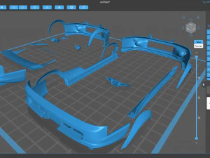 Skyline GTR-R33 Abflug Body Kit printable 3D Print Model