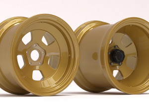 Ferrari 312 PB rims printable 3D Принт Модель
