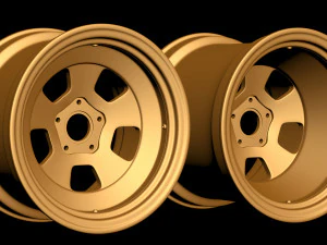 Ferrari 312 PB rims printable 3D Print Model