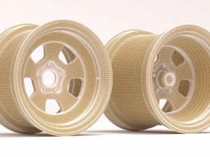 Ferrari 312 PB rims printable 3D Принт Модель