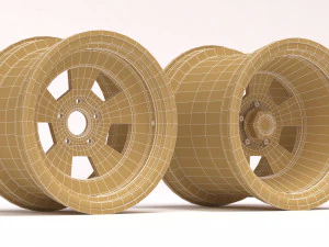 Ferrari 312 PB rims printable 3D Print Model