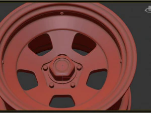 Ferrari 312 PB rims printable 3D Print Model
