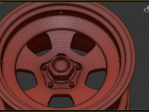 Ferrari 312 PB rims printable 3D Принт Модель