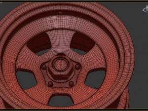 Ferrari 312 PB rims printable 3D Print Model