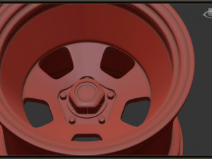 Ferrari 312 PB rims printable 3D Принт Модель
