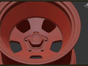 Ferrari 312 PB rims printable 3D Print Model