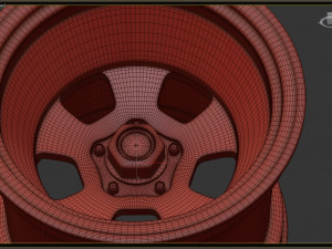 Ferrari 312 PB rims printable 3D Принт Модель