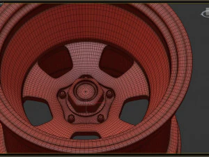 Ferrari 312 PB rims printable 3D Print Model