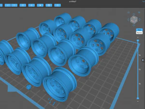 Ferrari 312 PB rims printable 3D Print Model