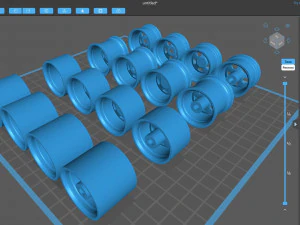 Ferrari 312 PB rims printable 3D Print Model