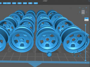Ferrari 312 PB rims printable 3D Print Model