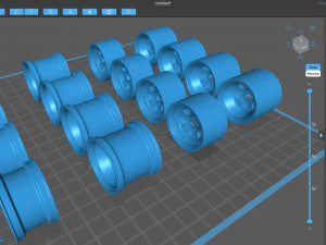 Ferrari 312 PB rims printable 3D Print Model