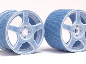 Focus Mk1 RS wheel printable Modello di stampa 3D