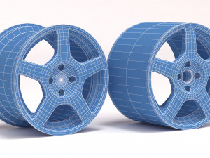 Focus Mk1 RS wheel printable Modello di stampa 3D