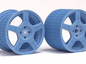 Focus Mk1 RS wheel printable 3D Print Model