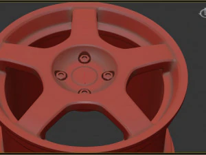 Focus Mk1 RS wheel printable 3D Print Model