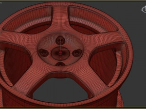 Focus Mk1 RS wheel printable Modello di stampa 3D