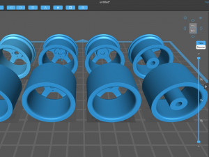 Focus Mk1 RS wheel printable Modello di stampa 3D