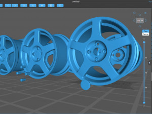 Focus Mk1 RS wheel printable Modello di stampa 3D