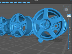 Focus Mk1 RS wheel printable 3D Print Model