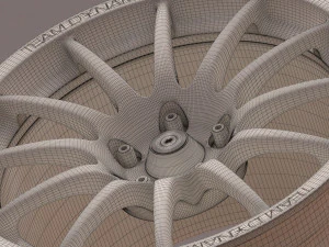 Team Dynamics Pro Race Rim printable 3D Print Model