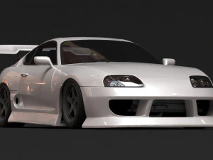 Kit carrozzeria sportivo Toyota Supra MK4 BN stampabile Modello di stampa 3D