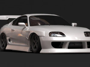 Kit carrozzeria sportivo Toyota Supra MK4 BN stampabile Modello di stampa 3D