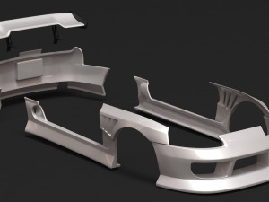 Toyota Supra MK4 BN Sports body kit printable 3D 打印模型
