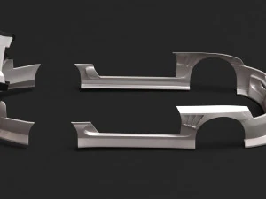 Kit carrozzeria sportivo Toyota Supra MK4 BN stampabile Modello di stampa 3D