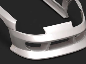 Kit carrozzeria sportivo Toyota Supra MK4 BN stampabile Modello di stampa 3D