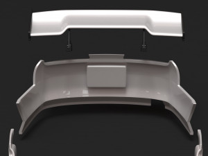 Toyota Supra MK4 BN Sports body kit printable 3D 打印模型
