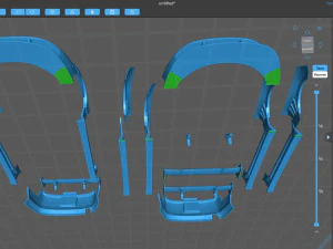 Kit carrozzeria sportivo Toyota Supra MK4 BN stampabile Modello di stampa 3D