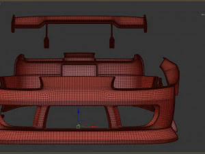 Kit carrozzeria sportivo Toyota Supra MK4 BN stampabile Modello di stampa 3D