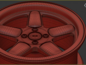 AC Schnitzer Type 1 Four Lugs printable Modello di stampa 3D
