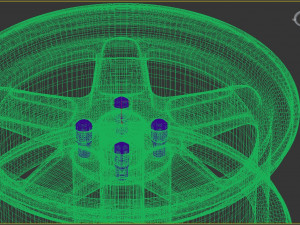 AC Schnitzer Type 1 Four Lugs printable Modello di stampa 3D