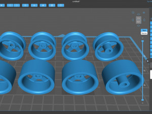 AC Schnitzer Type 1 Four Lugs printable Modello di stampa 3D