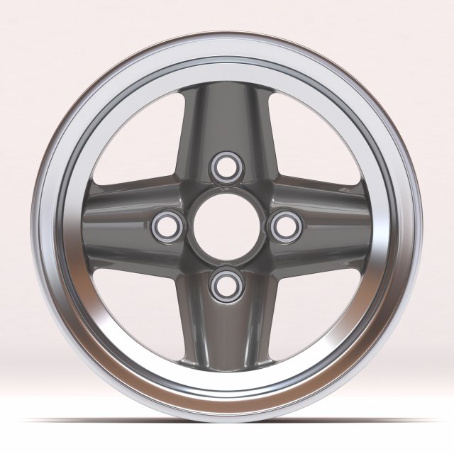 Revolution 4 Spoke Concave printable 3Dプリントモデル .c4d .max .obj .3ds .fbx .stl .blend 