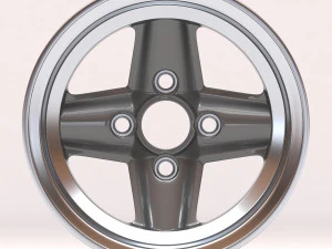 Revolution 4 Spoke Concave printable 3D Print Model