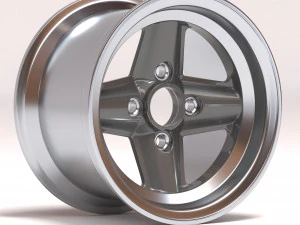 Revolution 4 Spoke Concave printable 3D Print Model