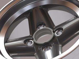 Revolution 4 Spoke Concave printable 3Dプリントモデル