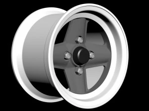Revolution 4 Spoke Concave printable 3D Print Model
