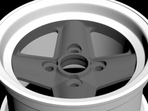 Revolution 4 Spoke Concave printable 3D Print Model