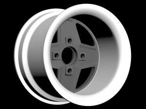 Revolution 4 Spoke Concave printable 3D Print Model