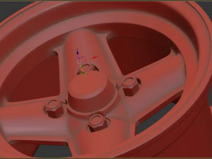 Revolution 4 Spoke Concave printable 3D Print Model
