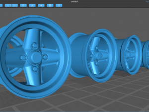 Revolution 4 Spoke Concave printable 3Dプリントモデル